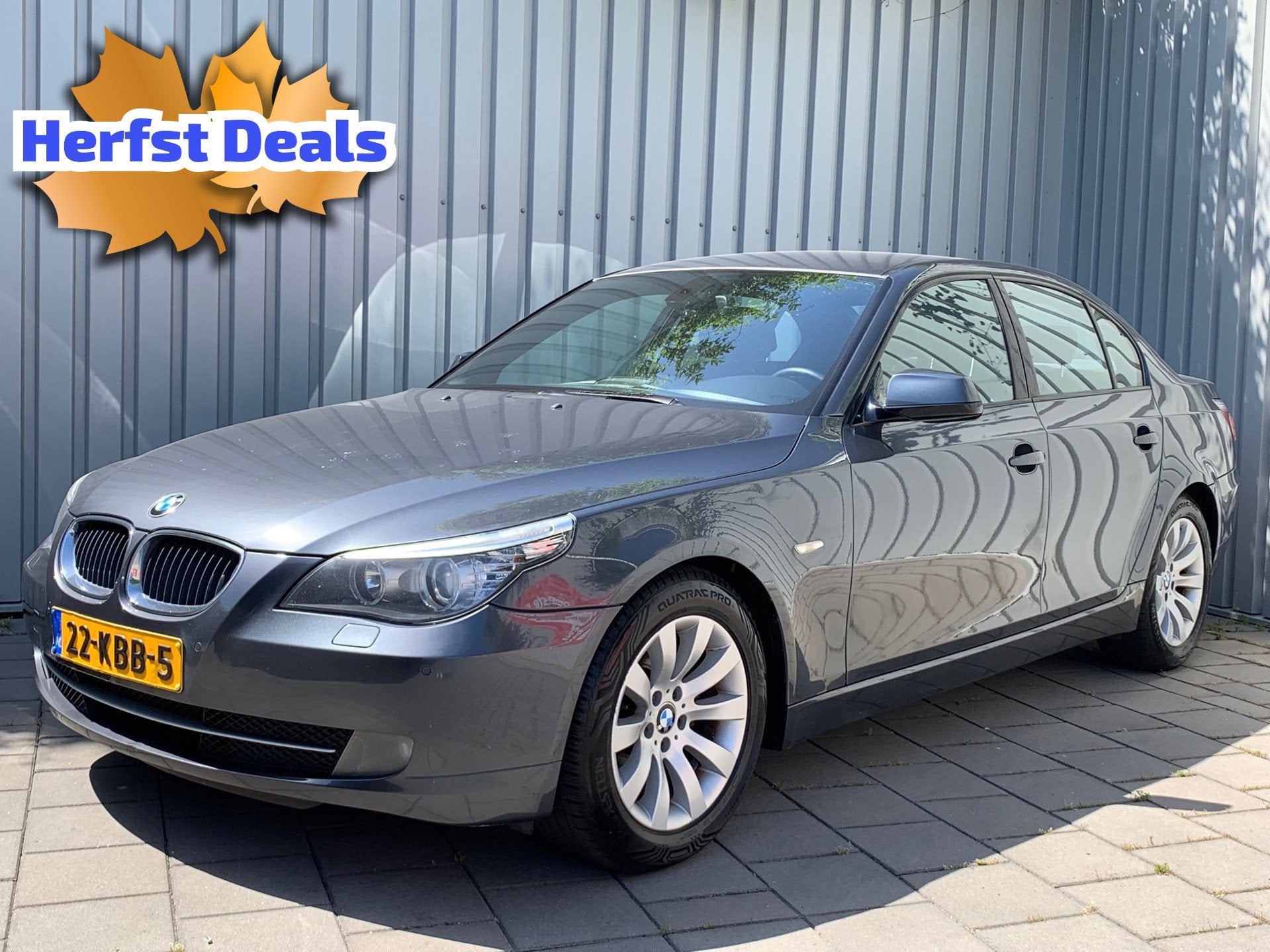 BMW 5-serie 520i Corporate Lease Business Line Edition I|Aut, Auto's, Automaat, Dealer onderhouden, Achterwielaandrijving, Zwart