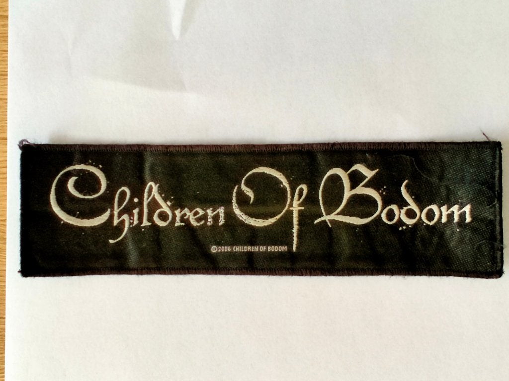 Children of Bodom 2006 metal superstrip patch embleem, Ophalen of Verzenden, Gebruikt, Kleding