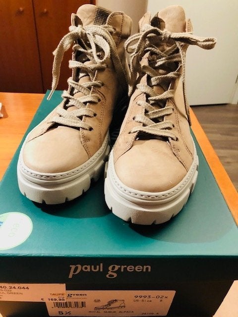 Paul green laarsjes beige 38, Verzenden, Beige, Paul Green, Sneakers of Gympen