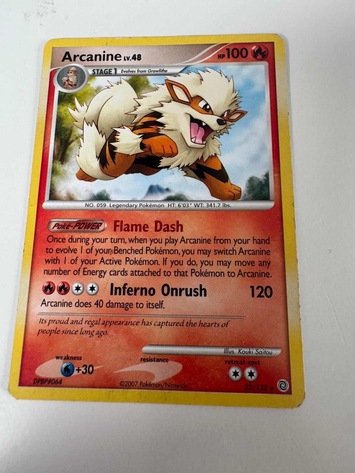 Arcanine 22/132 2007, Ophalen of Verzenden, Zo goed als nieuw
