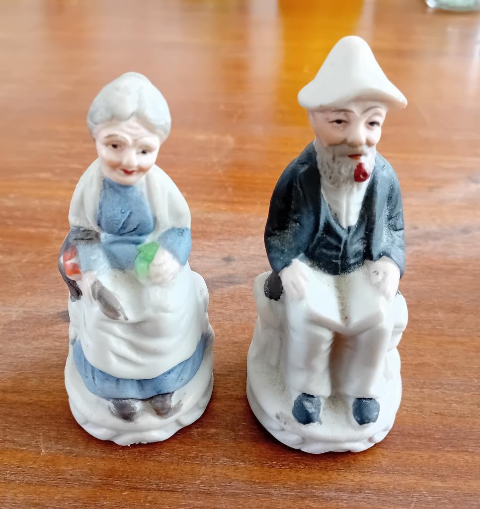 Beeldjes abraham en sarah, Ophalen, Zo goed als nieuw, Mens