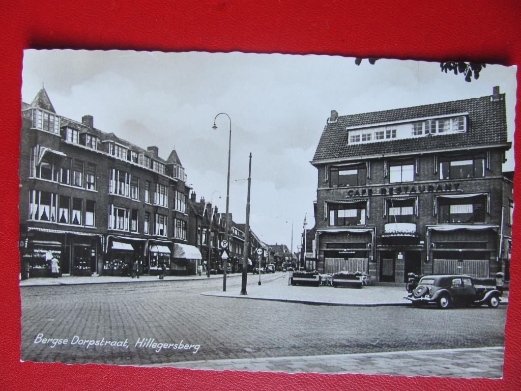 Hillegersberg, Bergse Dorpsstraat met Citroën, Ophalen of Verzenden, 1940 tot 1960, Zuid-Holland
