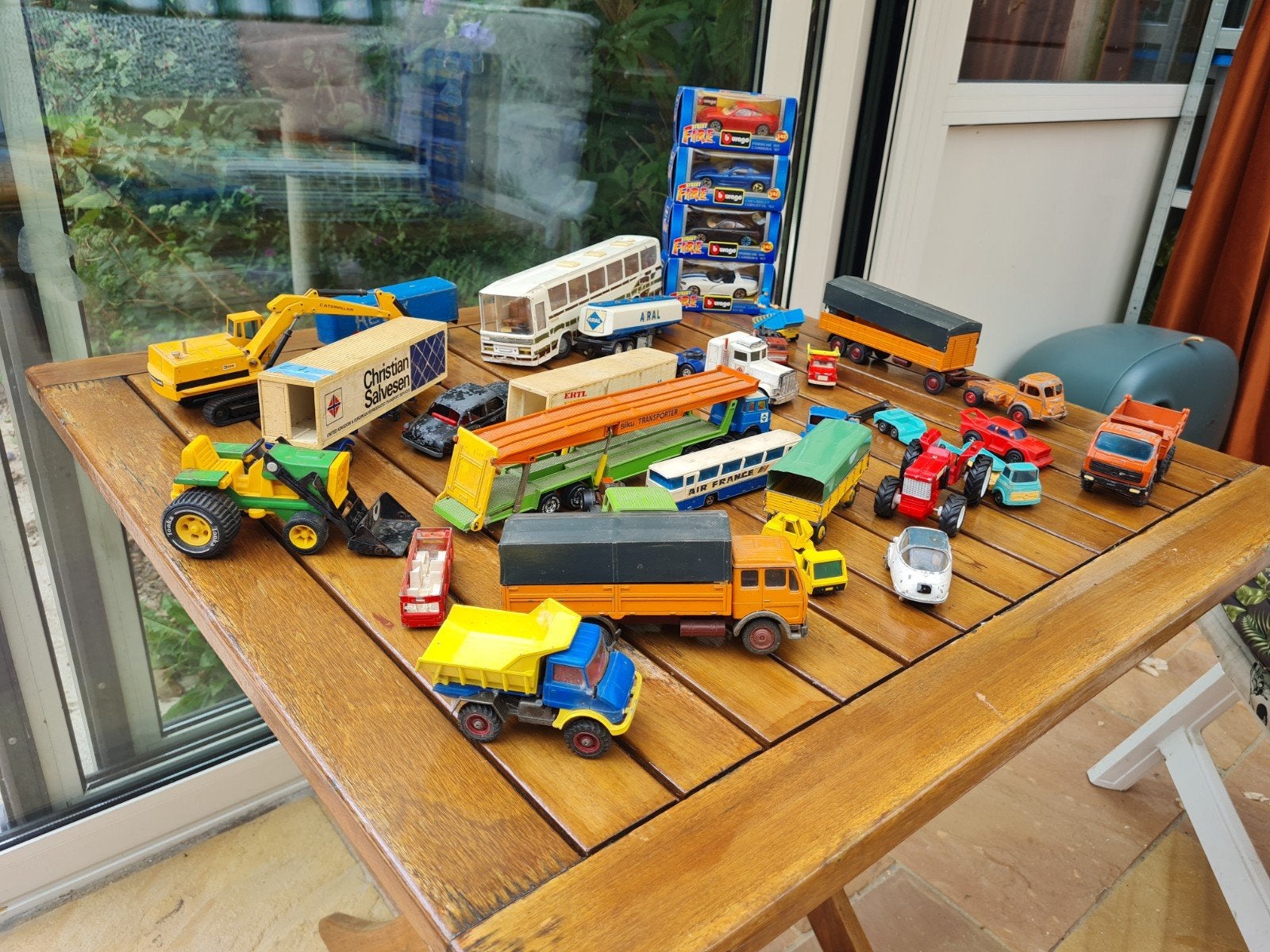 Grote partij modelauto's en vrachtwagens ca 100 stuks, Ophalen of Verzenden, Gebruikt