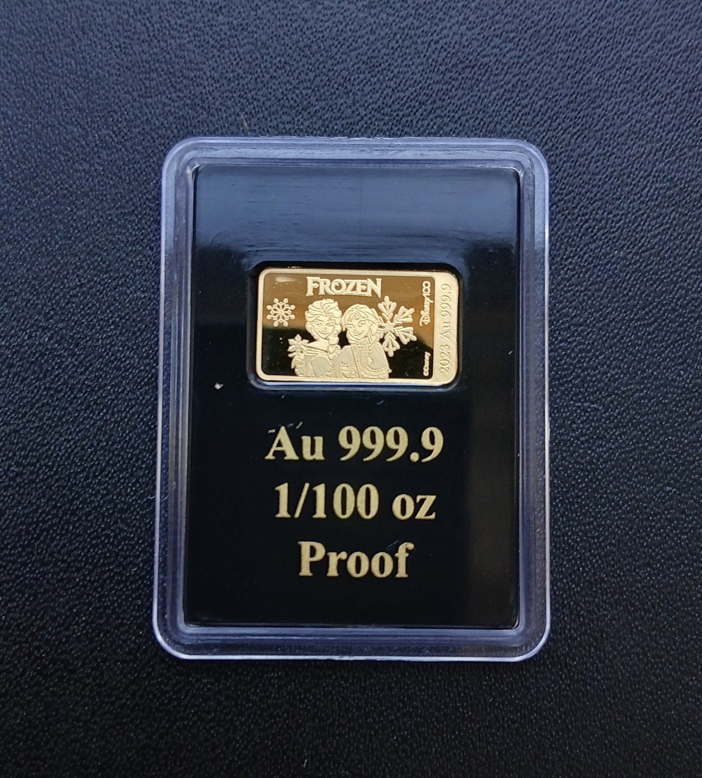 Salomonseilanden: Disney 100 Frozen 10 dollars 2023, Verzenden, Losse munt, Goud