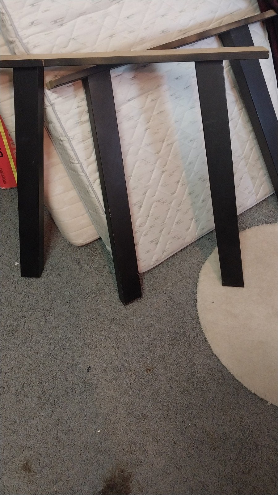 Te koop houten tafelpoten totale hoogte 75 cm, Ophalen, Vierkant, 50 tot 100 cm, Minder dan 50 cm