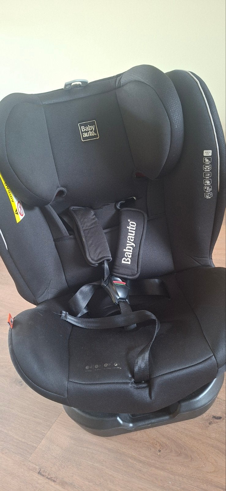 Biro D Fix autostoel 0-36 kg met draaisysteem, Gebruikt, Verstelbare rugleuning, Isofix, Ophalen