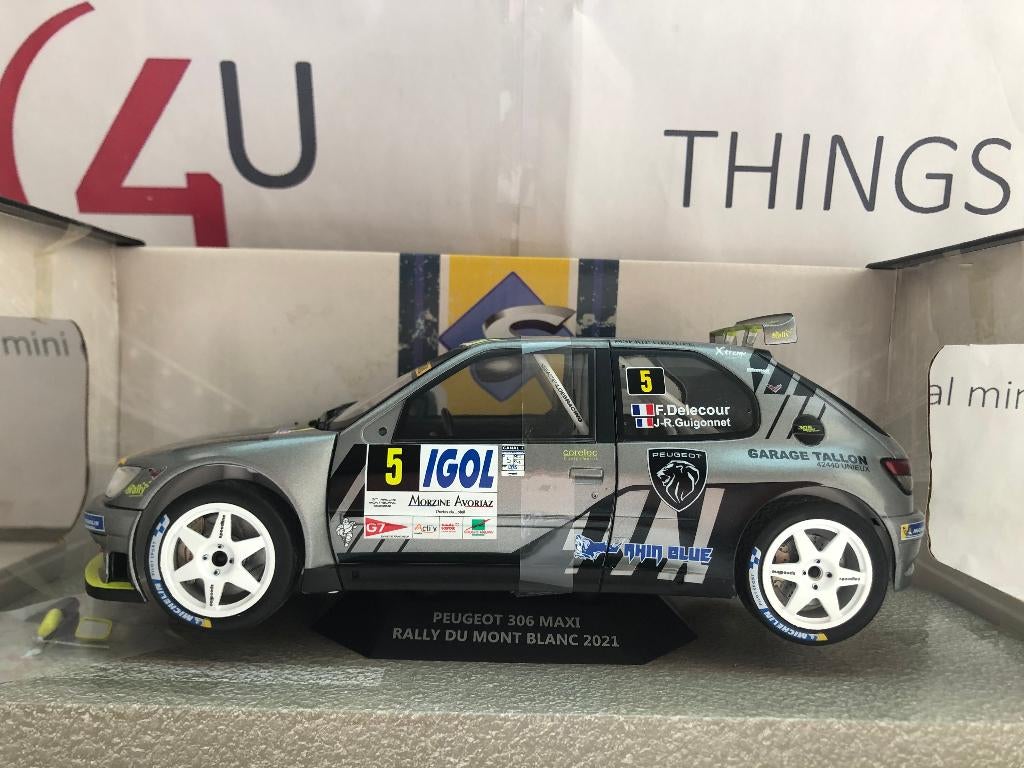 Solido 1:18 Peugeot 306 Maxi #5 Rallye Montblanc 2021, Hobby en Vrije tijd, Ophalen of Verzenden, Nieuw, Auto, Solido