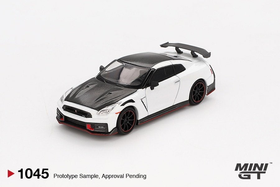 Mini GT 1:64 Nissan GTR (35) Nismo Brilliant white Pearl, -, Nieuw, Ophalen of Verzenden, -