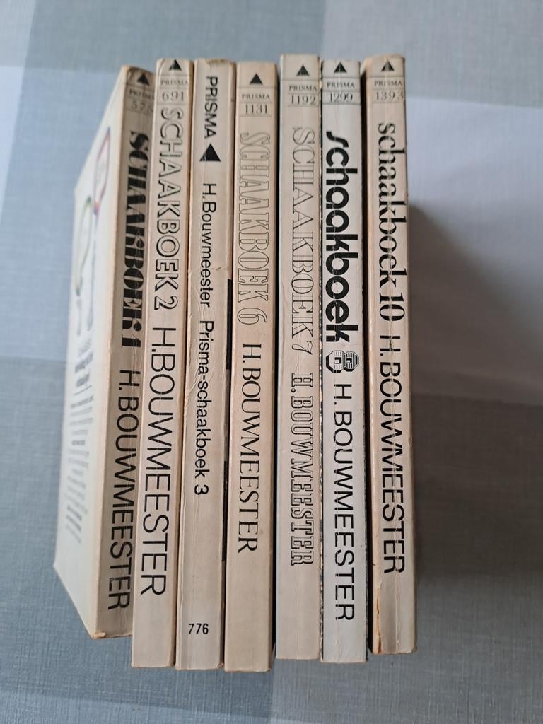 Schaakboeken H. Bouwmeester - Prismareeks, Verzenden