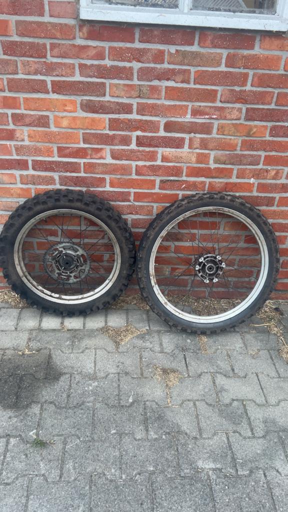 Crosswielen set voor derbi 18 inch en 21 inch, Ophalen of Verzenden, Gebruikt