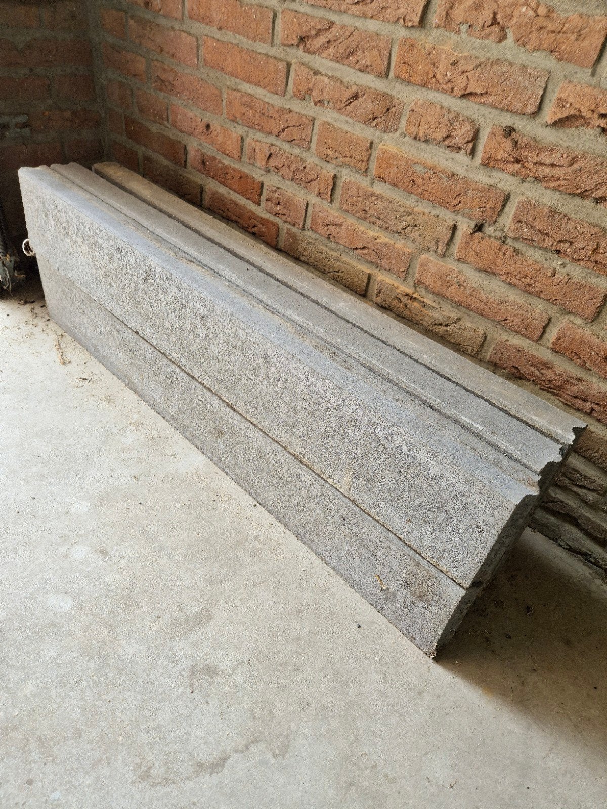 Opsluitband grijs | 6 stuks, Tuin en Terras, Tegels en Klinkers, Ophalen, Overige typen, Nieuw, Minder dan 5 m²