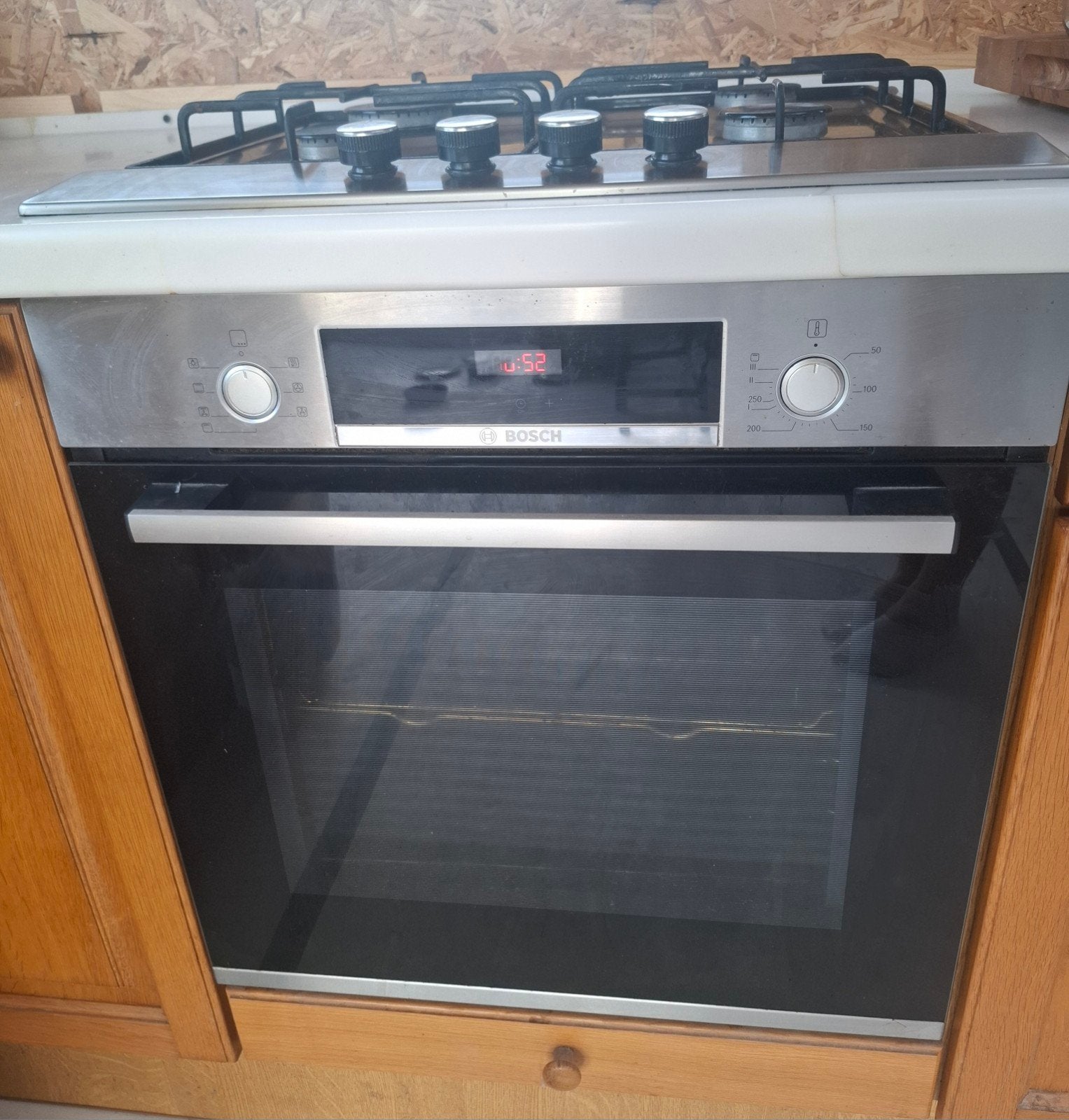 Bosch Inbouw Oven - 5 jaar oud, 59.4x59cm, Ophalen, Gebruikt, Oven, Bosch