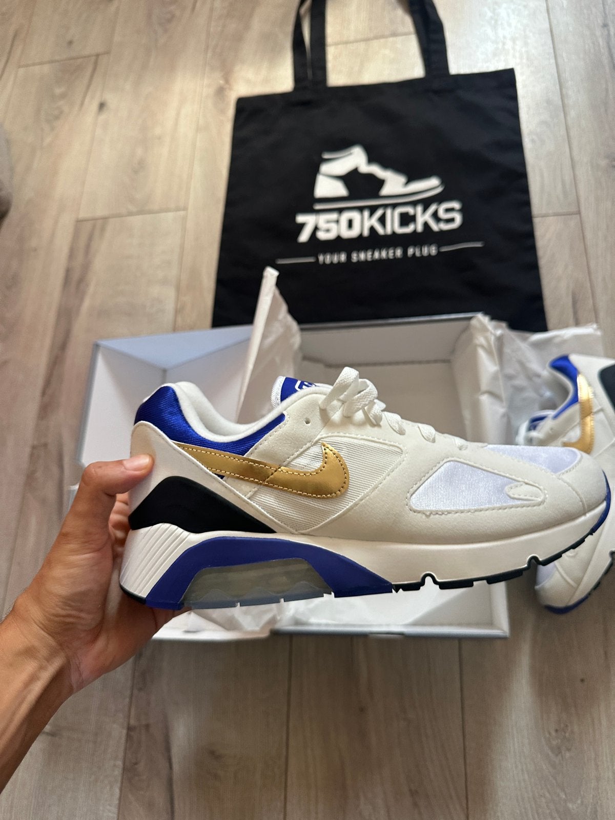 Nike Air Max 180 Summit White Concord (2024) Maat EU43, Overige kleuren, Nieuw, Ophalen of Verzenden, Sneakers of Gympen