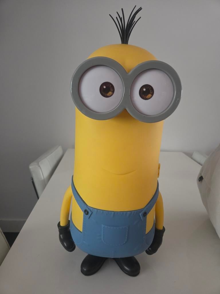 Grote Minion pop van kunststof - Despicable Me, Ophalen of Verzenden, Gebruikt