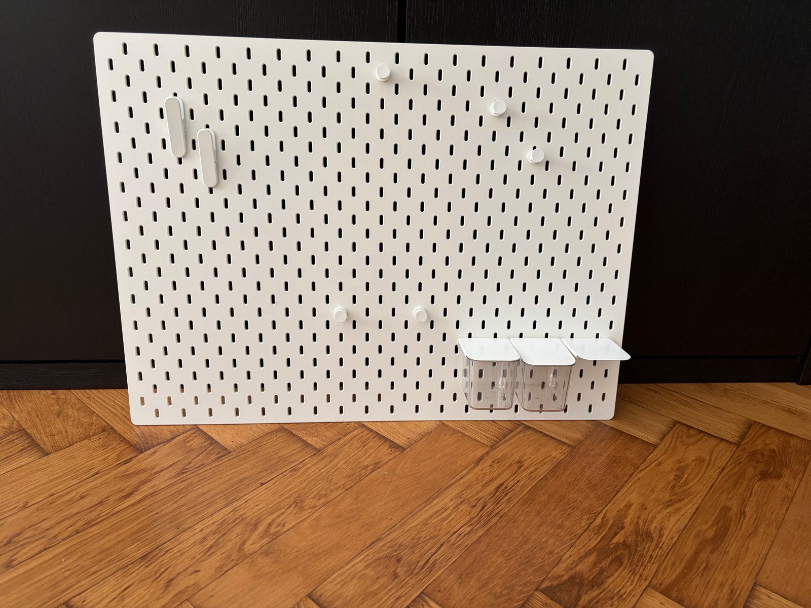 IKEA Skadis Pegboard wit met accessoires, Ophalen, Zo goed als nieuw, Prikbord