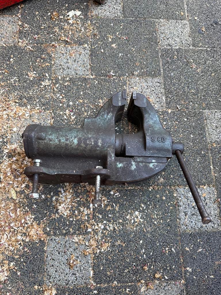 Bankschroef S 80 - Ideaal voor werkplaats, Ophalen, Gebruikt