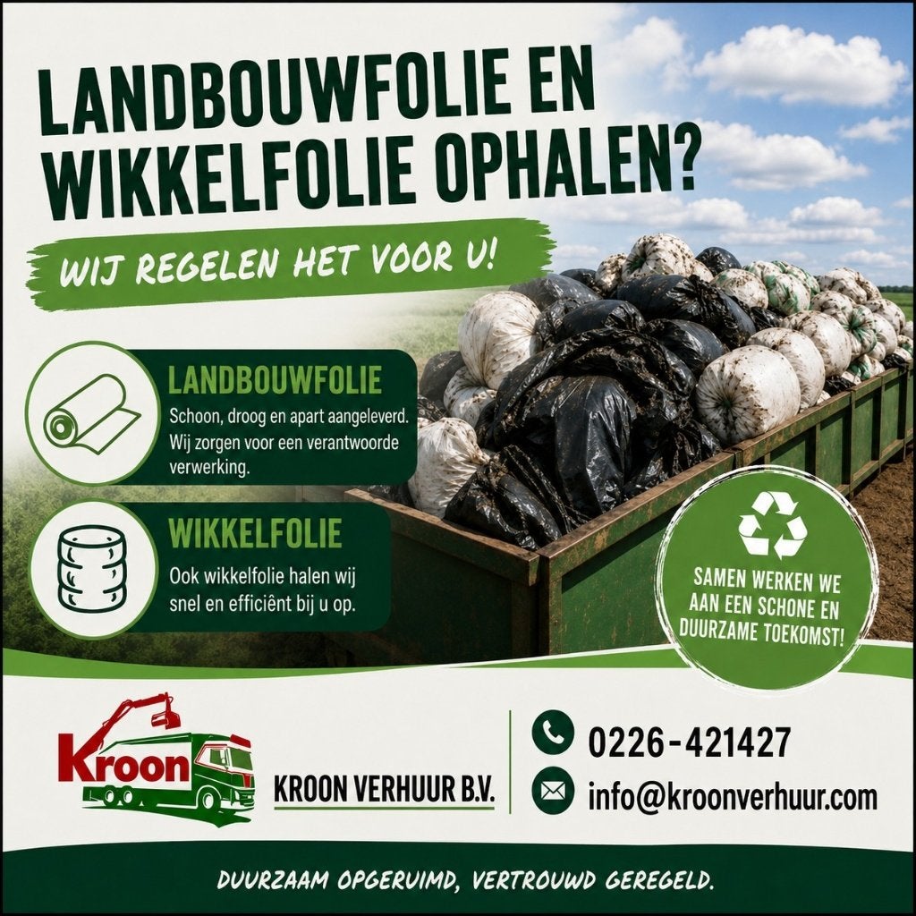 Afvoer landbouwfolie & Wikkelfolie