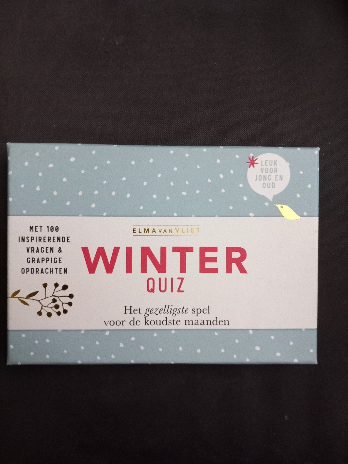 Nieuw Spel Winterquiz Elma van Vliet, Ophalen of Verzenden, Nieuw