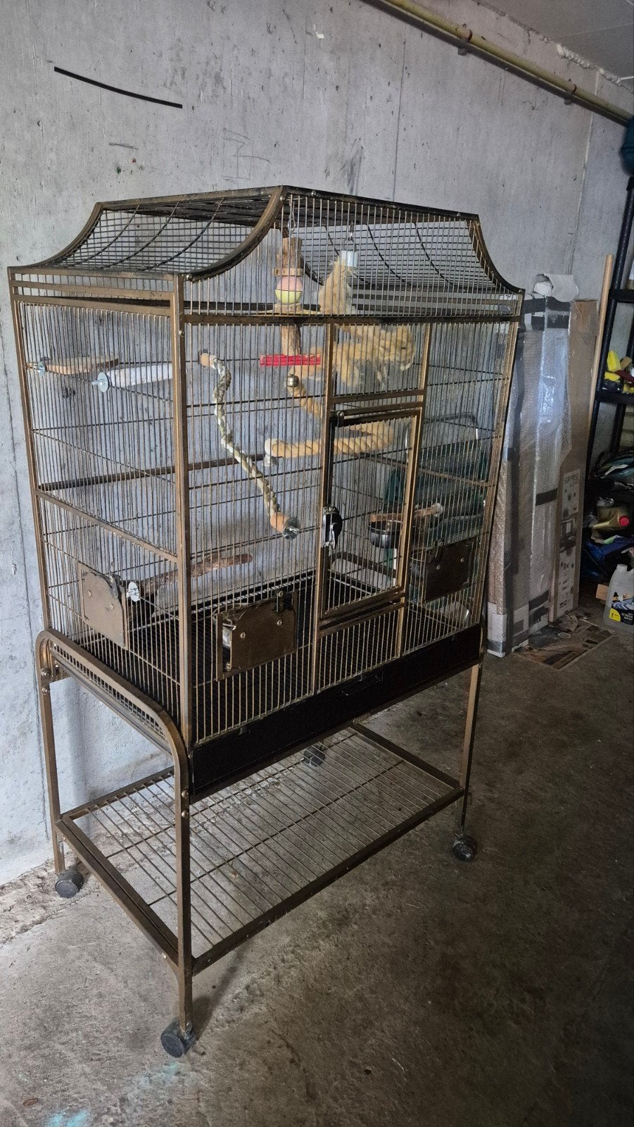 Keddoc Florida papegaaienkooi of vogelkooi, Dieren en Toebehoren, Ophalen, Gebruikt, Metaal, Vogelkooi