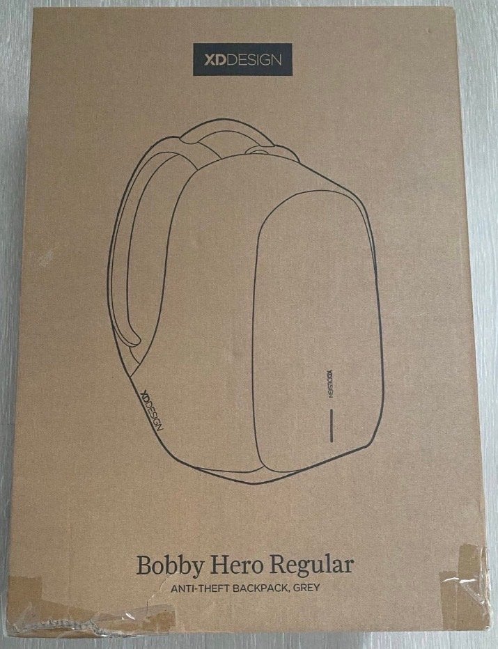 XD Design Bobby Hero Regular Anti-diefstal Rugzak Grijs, 25 tot 40 cm, Nieuw, Waterdicht, Ophalen