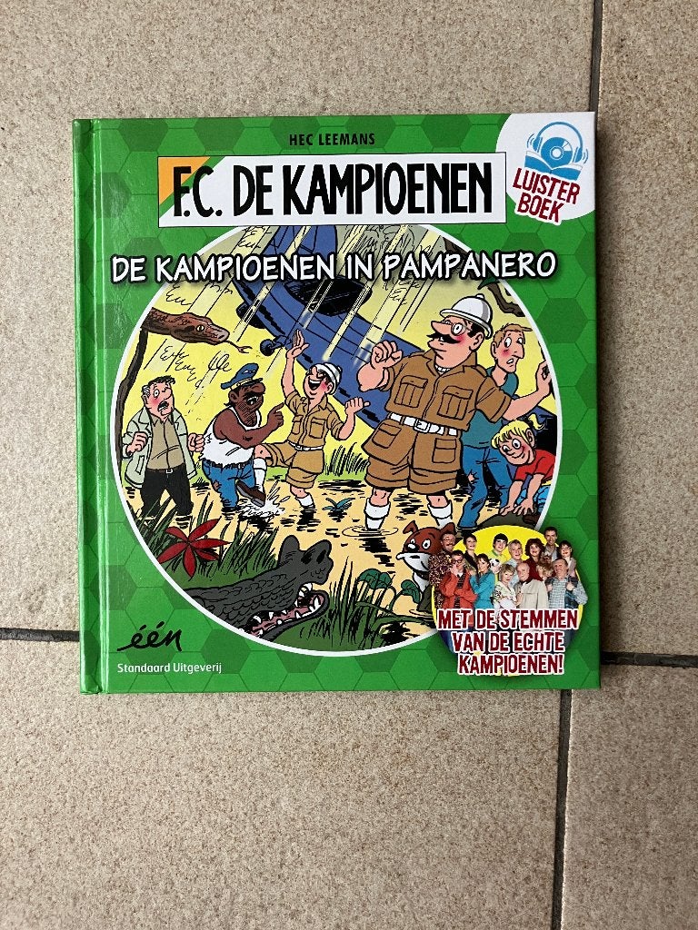 F.C. De Kampioenen luisterboek - De kampioenen in Pampanero, Eén stripboek, Ophalen of Verzenden, Zo goed als nieuw