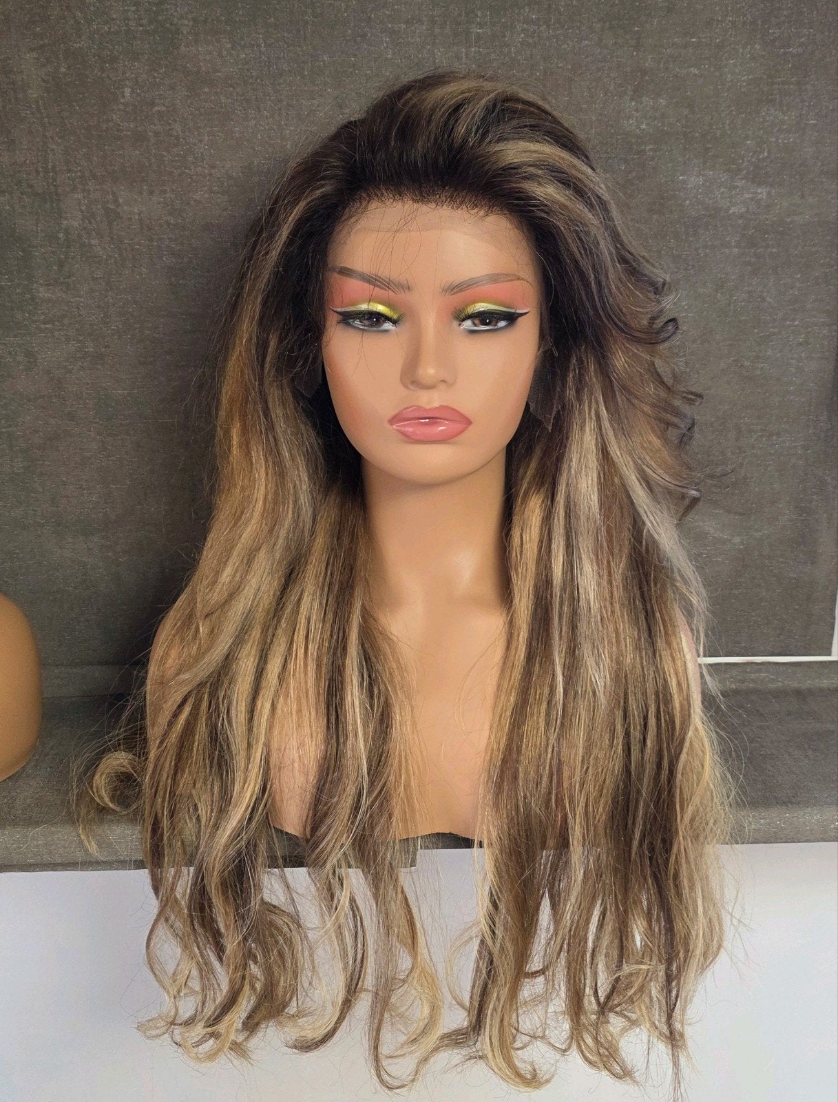lace wig echt haar, Ophalen of Verzenden, Nieuw, Pruik of Haarverlenging