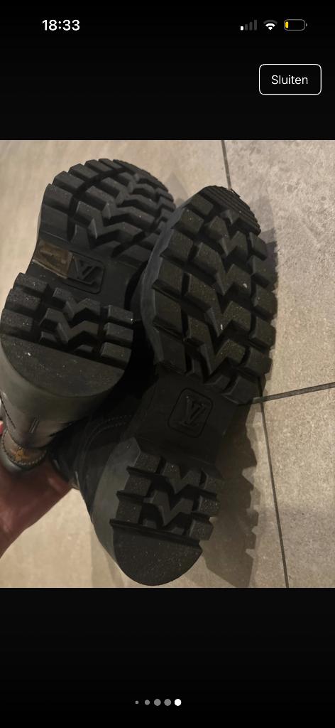 Louis Vuitton boots, Ophalen, Zwart, Lage of Enkellaarzen, Louis Vuitton