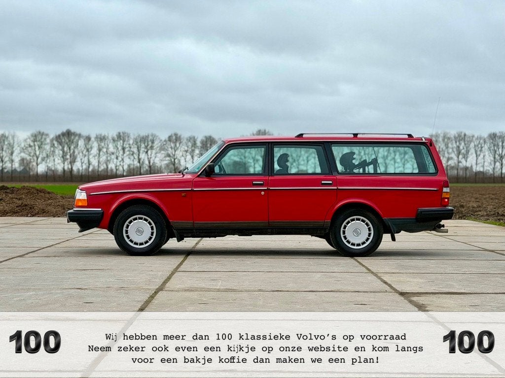 Volvo 240 2.3 GL, Auto's, Volvo, Automaat, Gebruikt, Zwart, 4 cilinders