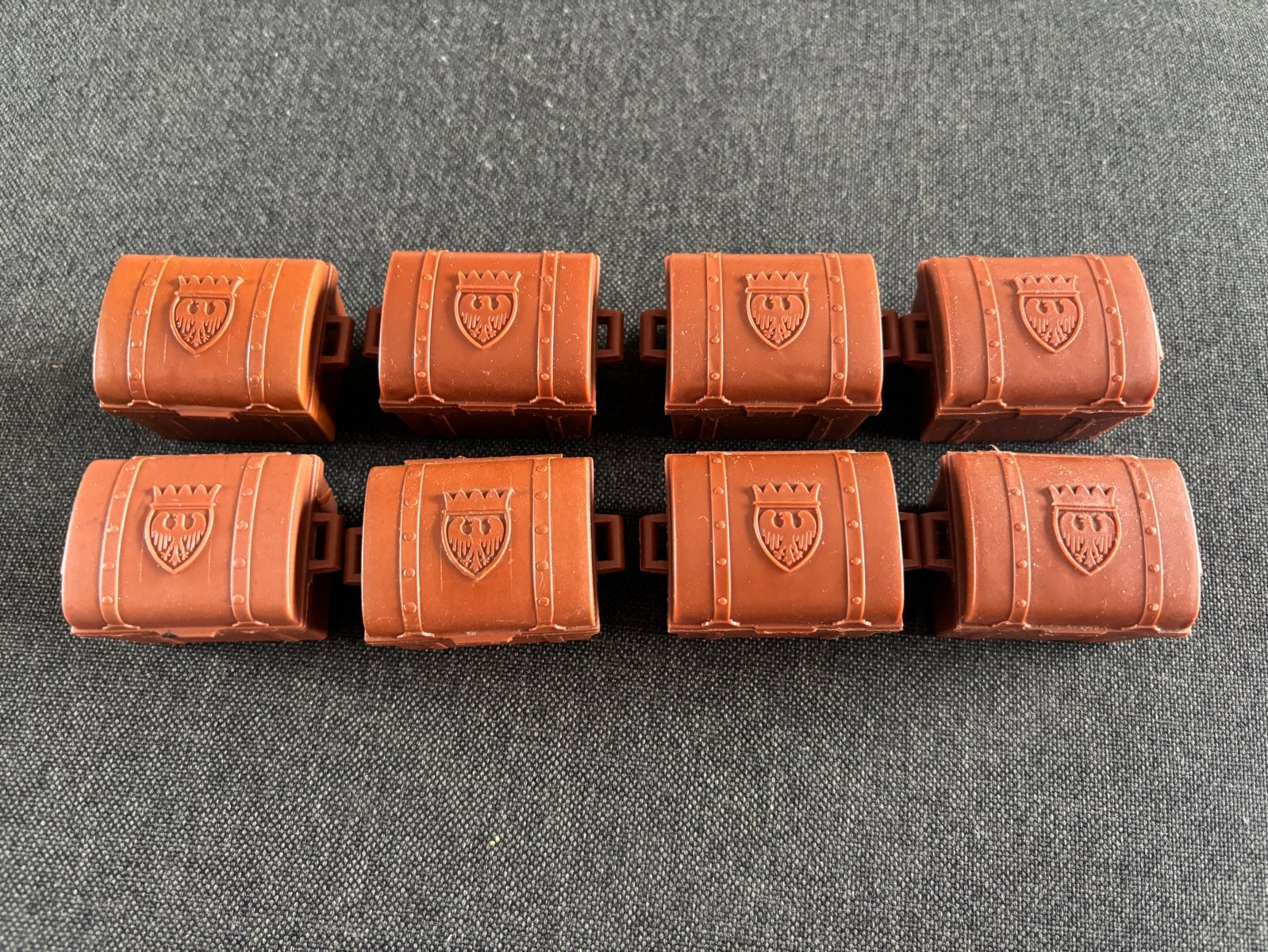 Playmobil 8 schatkisten - Bruin, Kinderen en Baby's, Speelgoed | Playmobil, Pirates, Gebruikt, Losse onderdelen, Overige typen