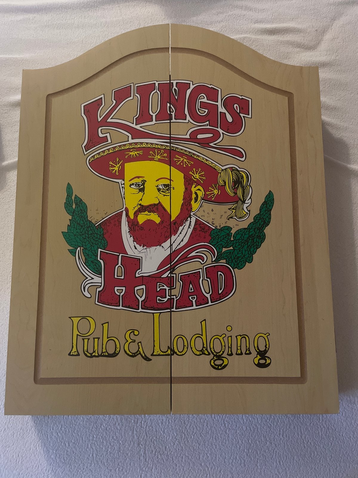 Dartbordkast Kings Head Pub & Lodging (zonder dartbord), Ophalen, Gebruikt, Overige typen