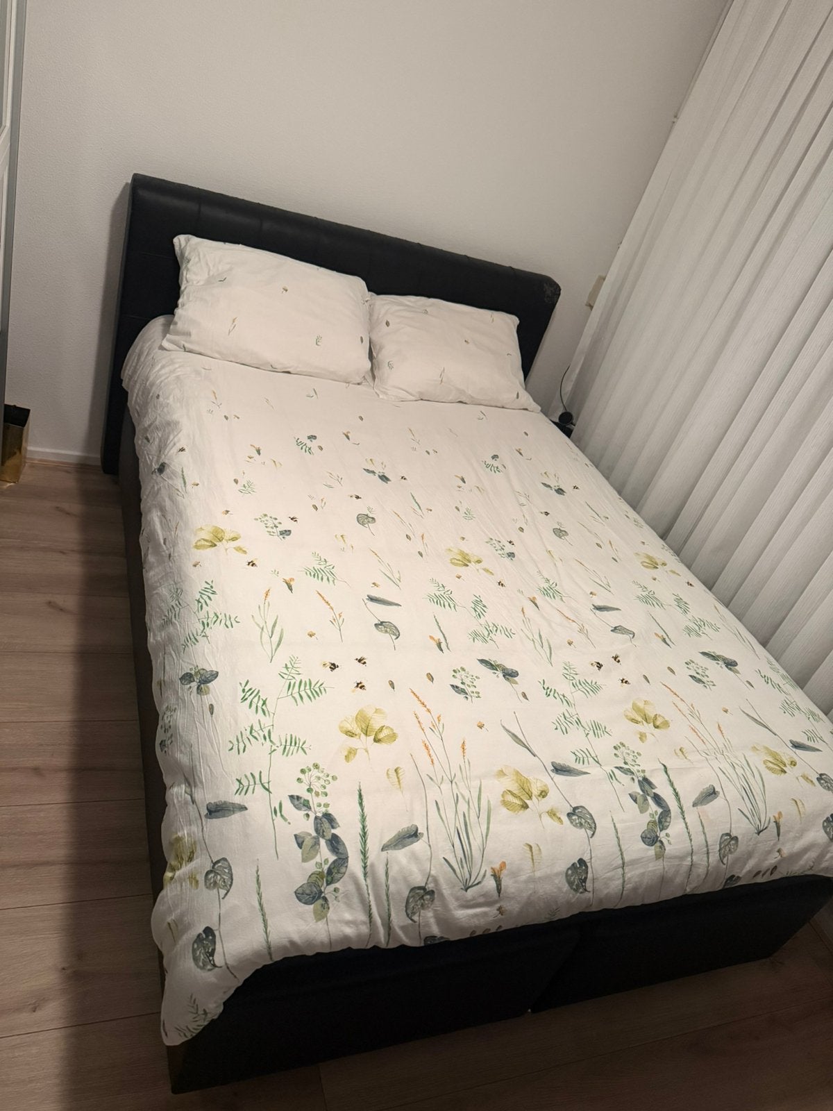 140X200 bed inclusief topmatras, Ophalen, Gebruikt, Tweepersoons, 140 cm