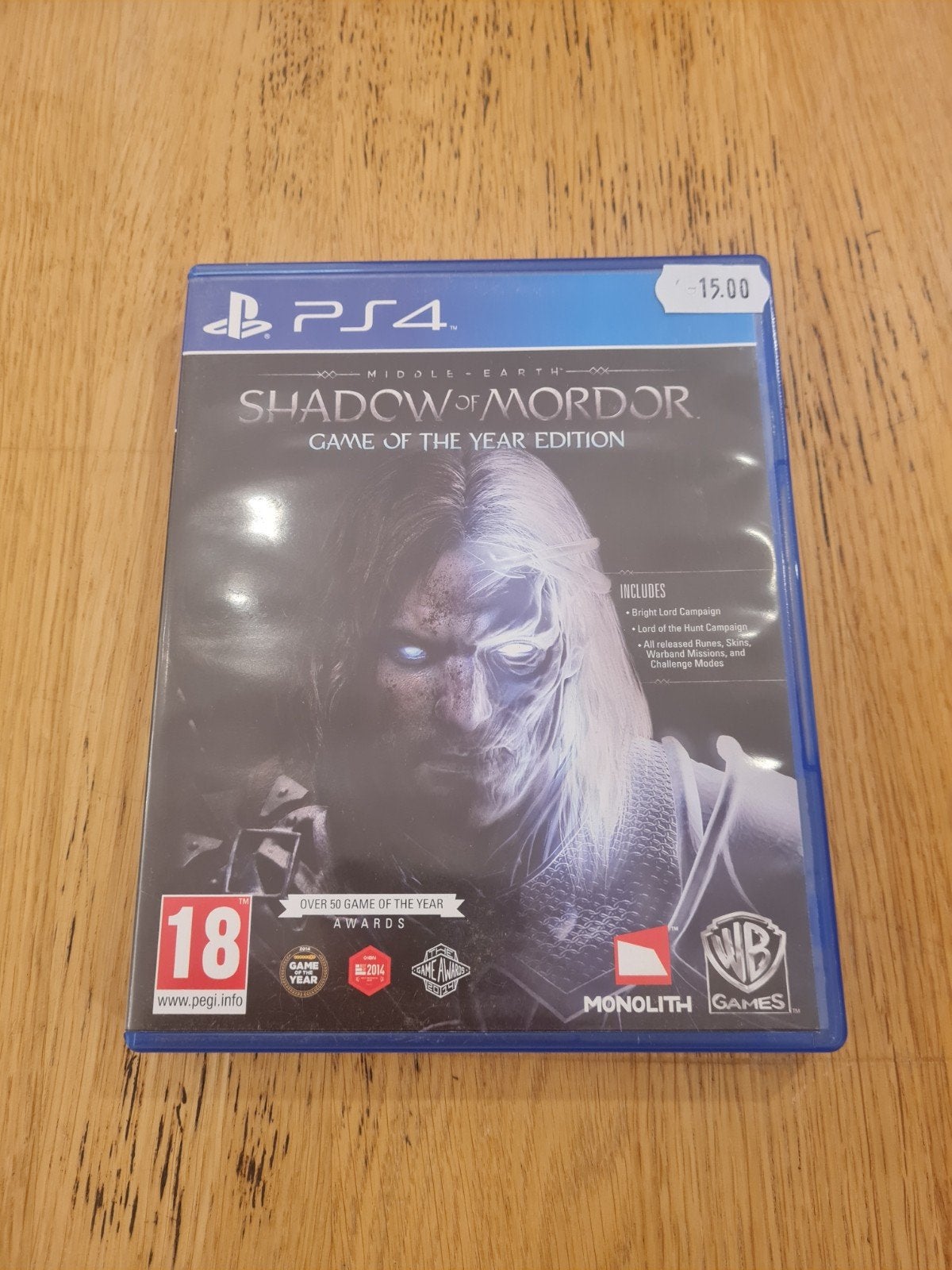Middle-earth: Shadow of Mordor - ps4, Avontuur en Actie, Warner Bros. Interactive Entertainment, 4000 Warner Blvd, Burbank, CA 91522, USA