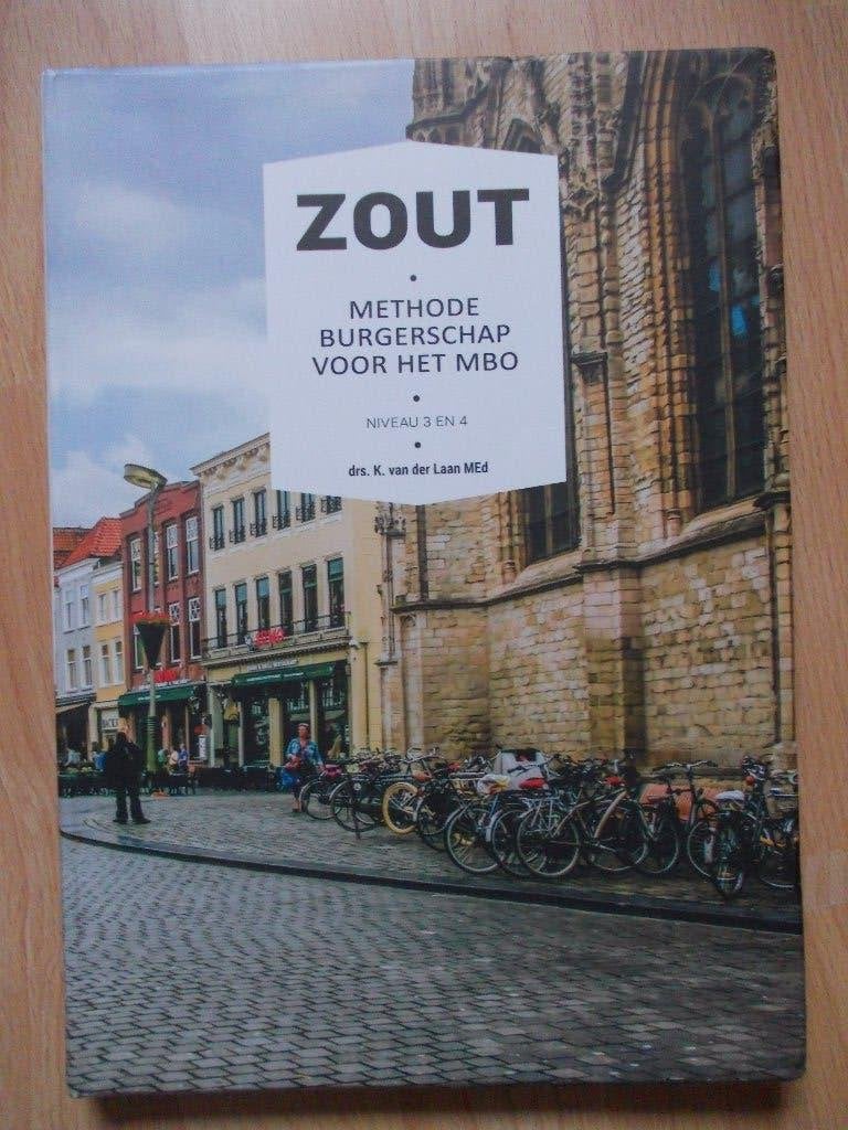 Zout, methode burgerschap voor het MBO., Boeken, Ophalen, Drs. K. Van der Laan MEd, Zo goed als nieuw, Maatschappijleer