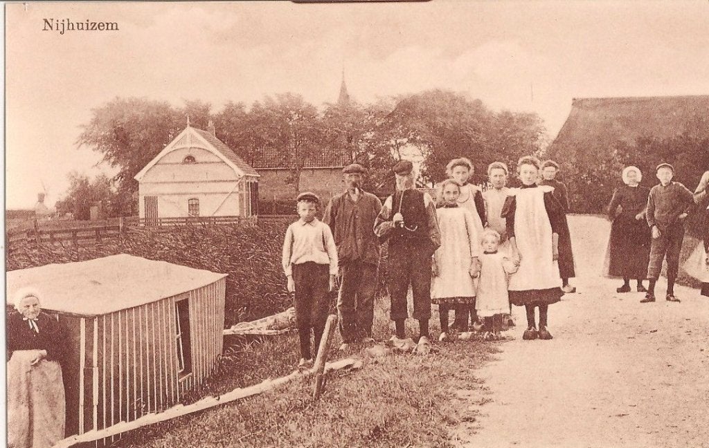 Nijhuizem  /   foto, Verzenden, 1920 tot 1940, Ongelopen, Friesland