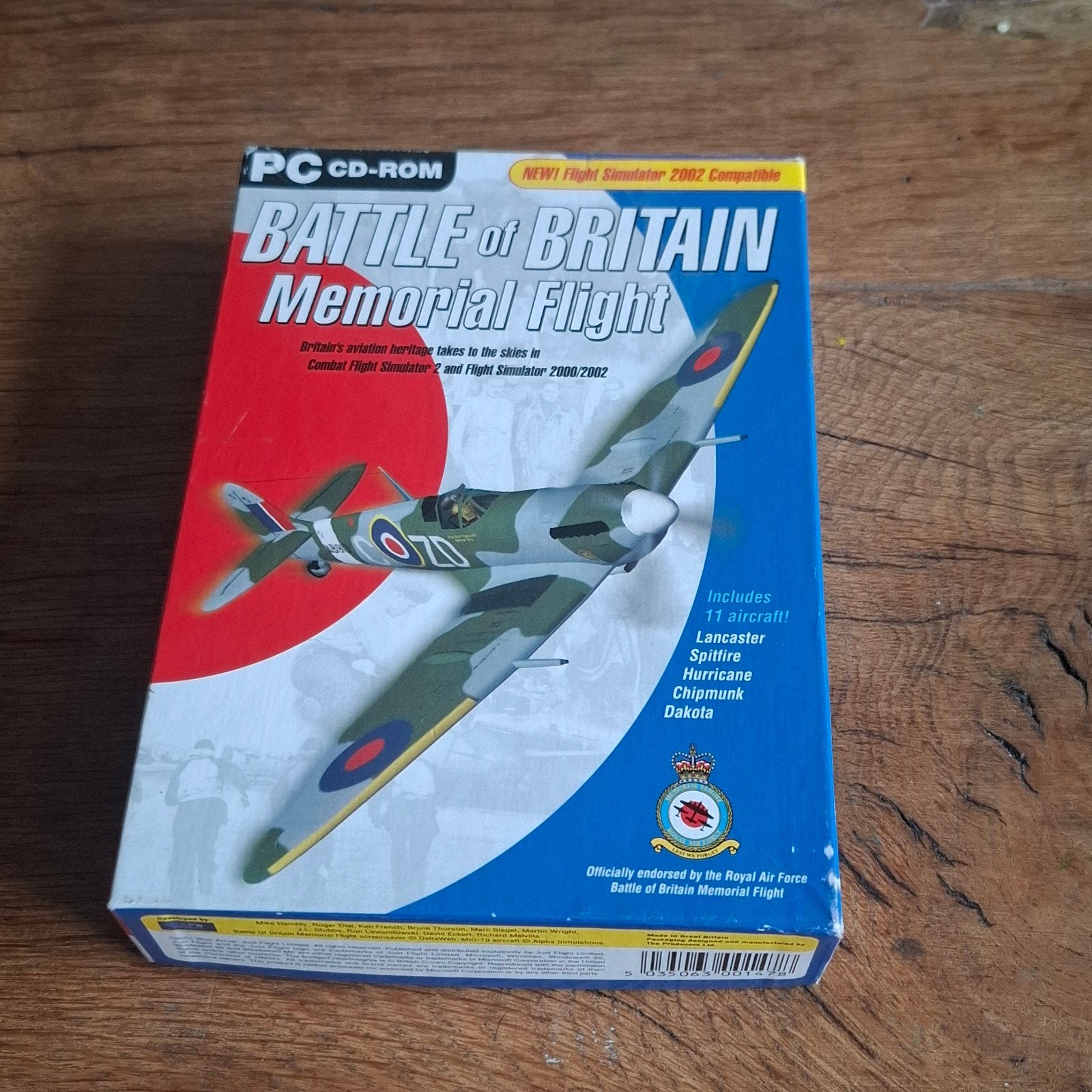 PC CD-ROM: Battle of Britain Memorial Flight (2002), Gebruikt, 1 speler, Ophalen of Verzenden, Vanaf 12 jaar