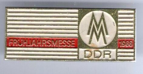 Frühjahrsmesse DDR 1966 koper broche ( M_186 ), Verzamelen, Speldjes, Pins en Buttons, Verzenden, Zo goed als nieuw, Merk, Speldje of Pin
