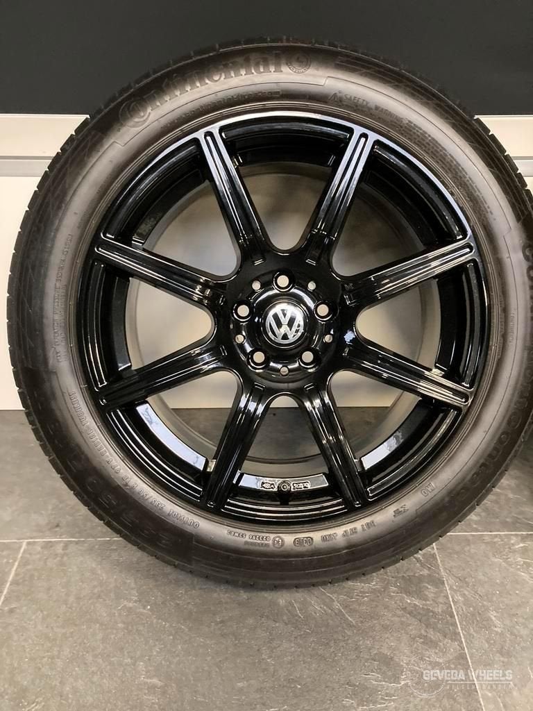18'' Volkswagen Tiguan 5N0 sport velgen + banden 5x112, 18 inch, Gebruikt, -, -