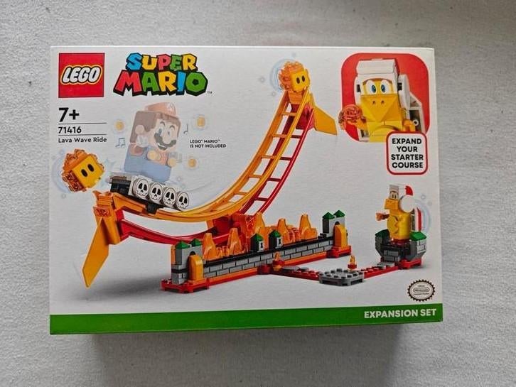 Lego Super Mario Lava Wave Ride uitbreidingsset 71416, Ophalen of Verzenden