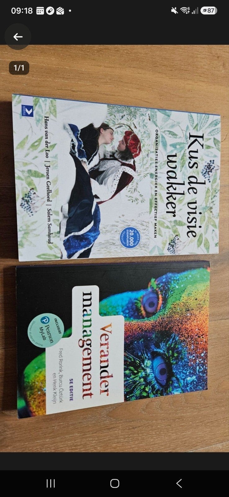 GRATIS: 2 boeken veranderkunde, Boeken, Ophalen, Zo goed als nieuw, HBO