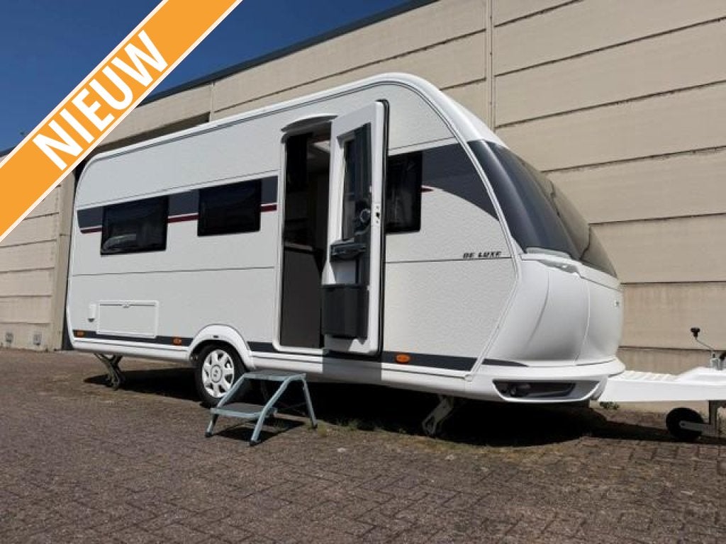 Hobby De Luxe 460 2027 LU 1500 kg, Caravans en Kamperen, Rondzit, Hobby, Schokbreker, Bedrijf