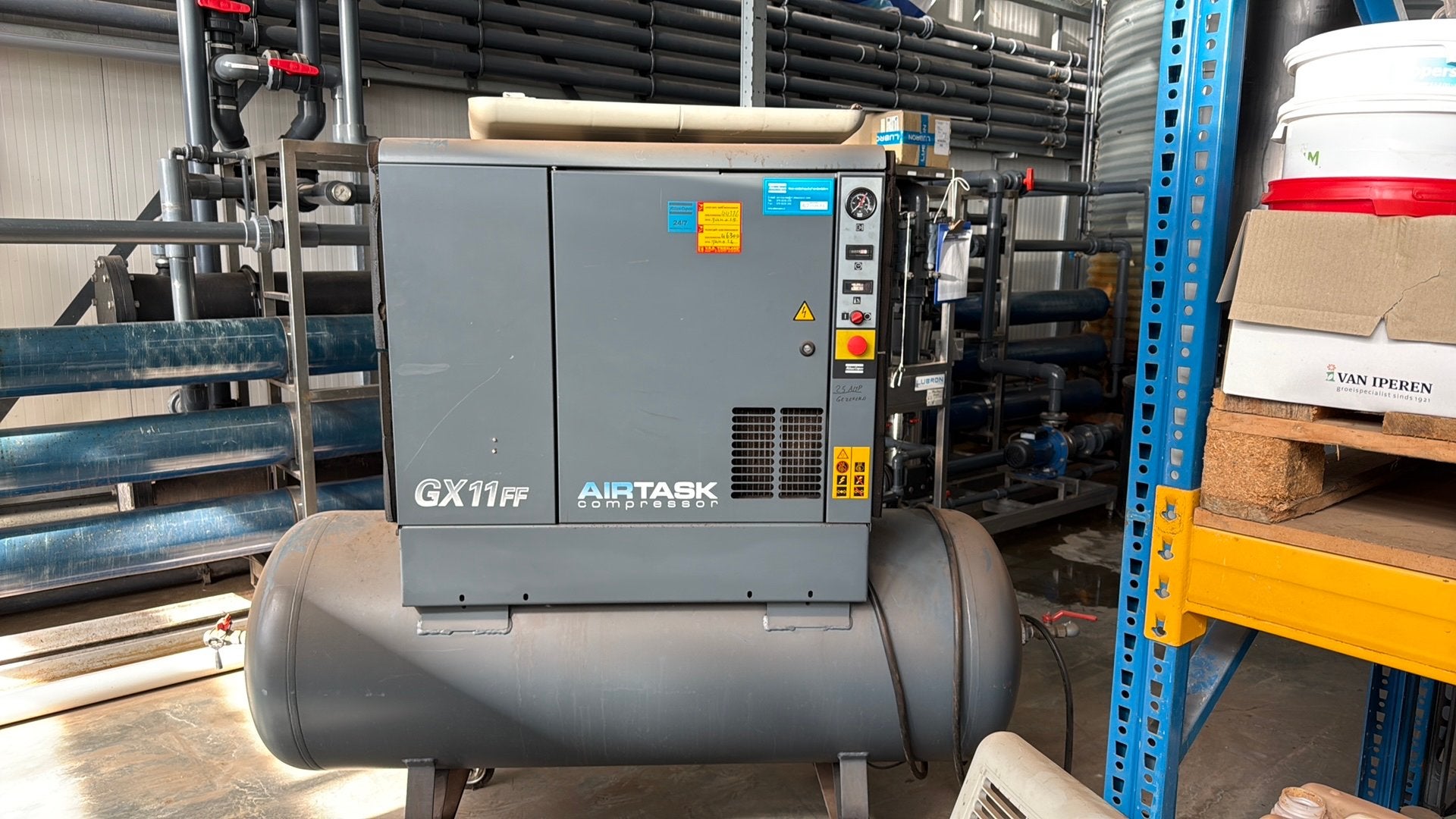 Compressor, Doe-het-zelf en Verbouw, Compressors, Ophalen, Gebruikt, 10 bar of meer