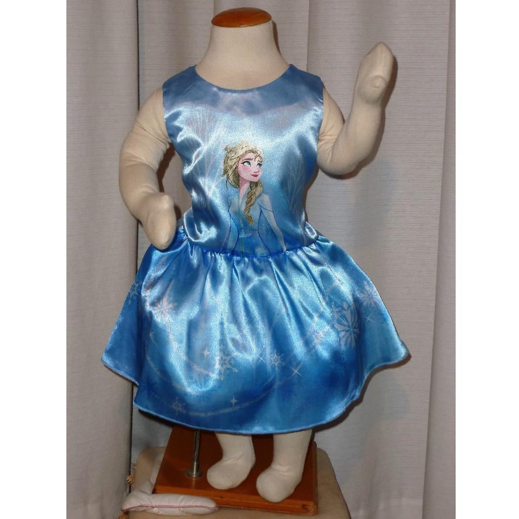 Nieuw ! Maat 116 Blauwe Elsa Frozen Jurk /Prinsessenjurk, Ophalen of Verzenden, Nieuw, 110 t/m 116, Meisje