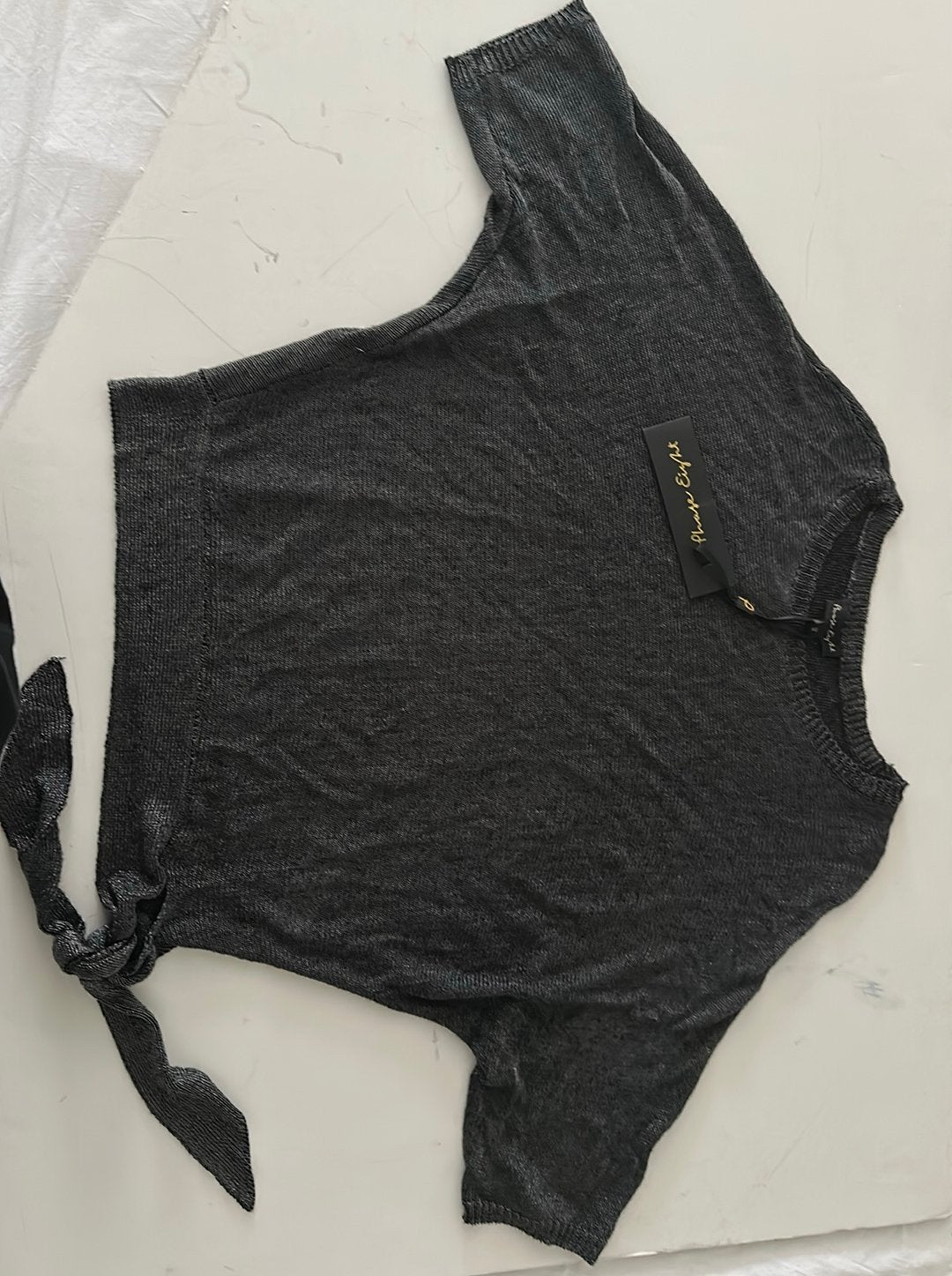 Phase Eight Antraciet top, Kleding | Dames, Maat 38/40 (M), Verzenden, Nieuw, Korte mouw