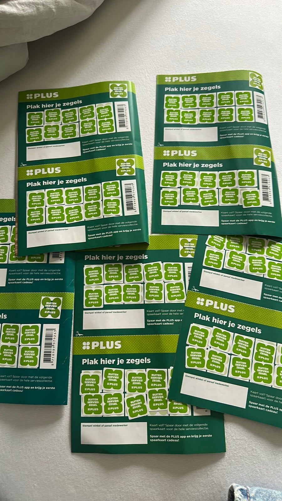 plus buitenservies 10x volle spaarkaart, Verzenden, Winkel, Super of Benzinepomp, Volle spaarkaart