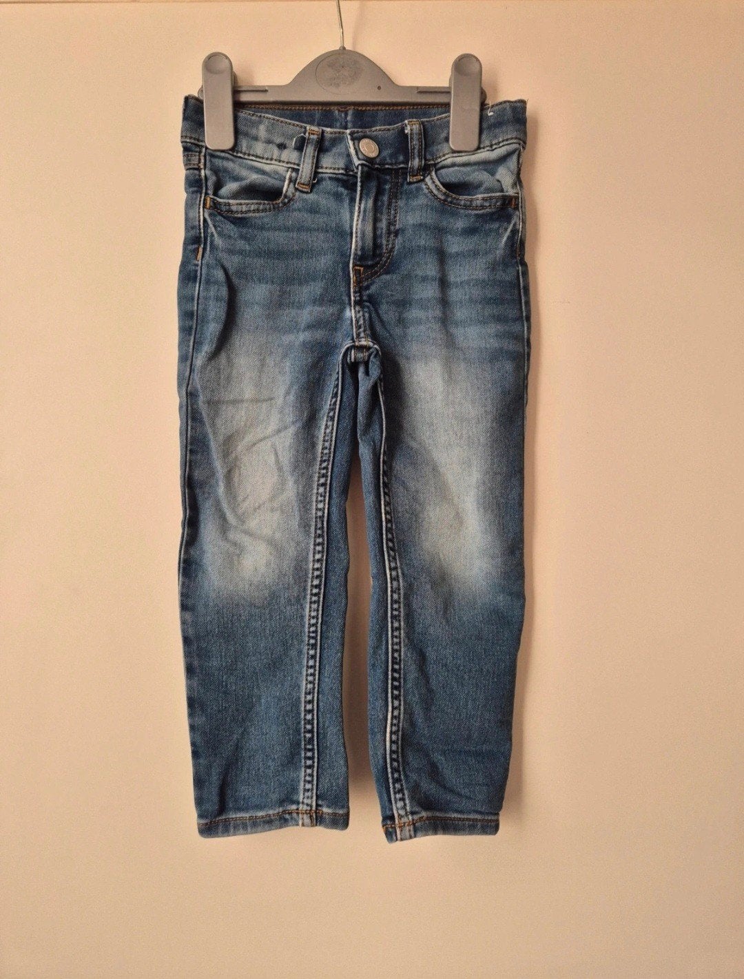 Spijkerbroek 98, Broek, Gebruikt, H&M, Ophalen of Verzenden