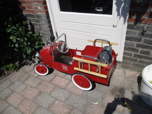 Trapauto Marquant model brandweer, Ophalen, Zo goed als nieuw, Trapvoertuig