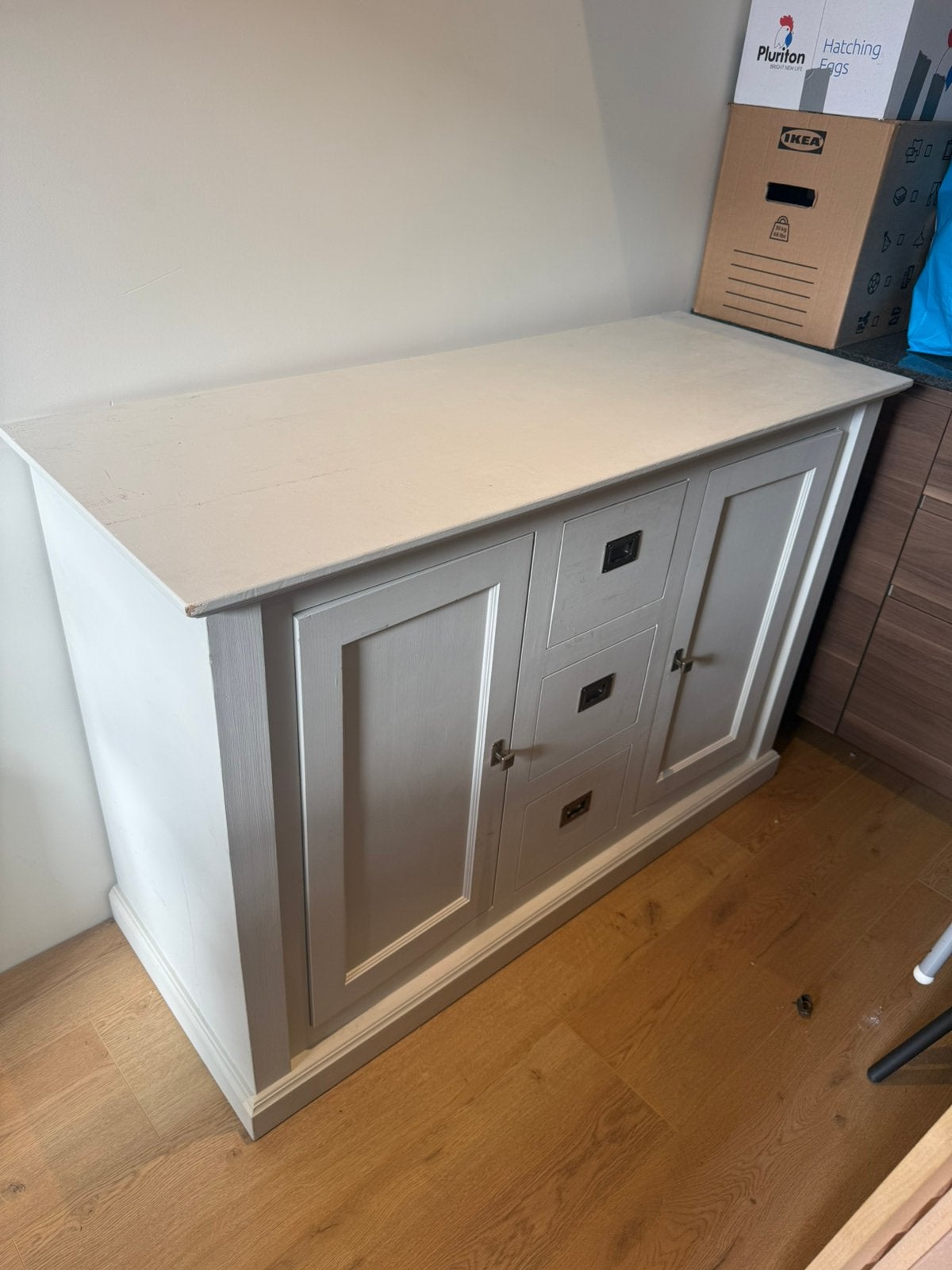 Commode / Dressoir 135 breed, Ophalen, Gebruikt, 50 tot 70 cm, 100 cm of meer
