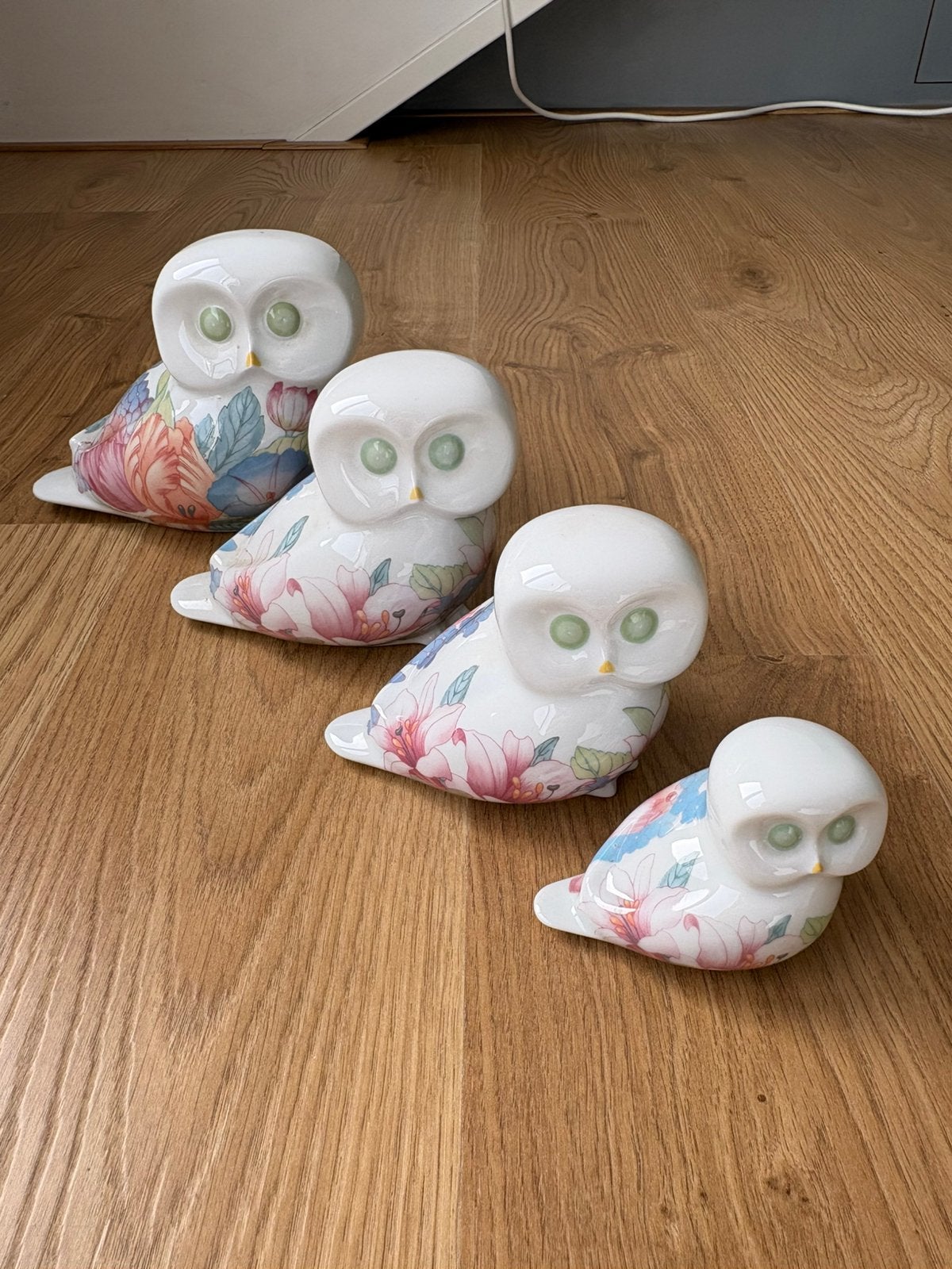 Collectie van 4 mooie uilen (z.ook mijn andere advertenties), Verzamelen, Beelden en Beeldjes, Ophalen of Verzenden, Zo goed als nieuw