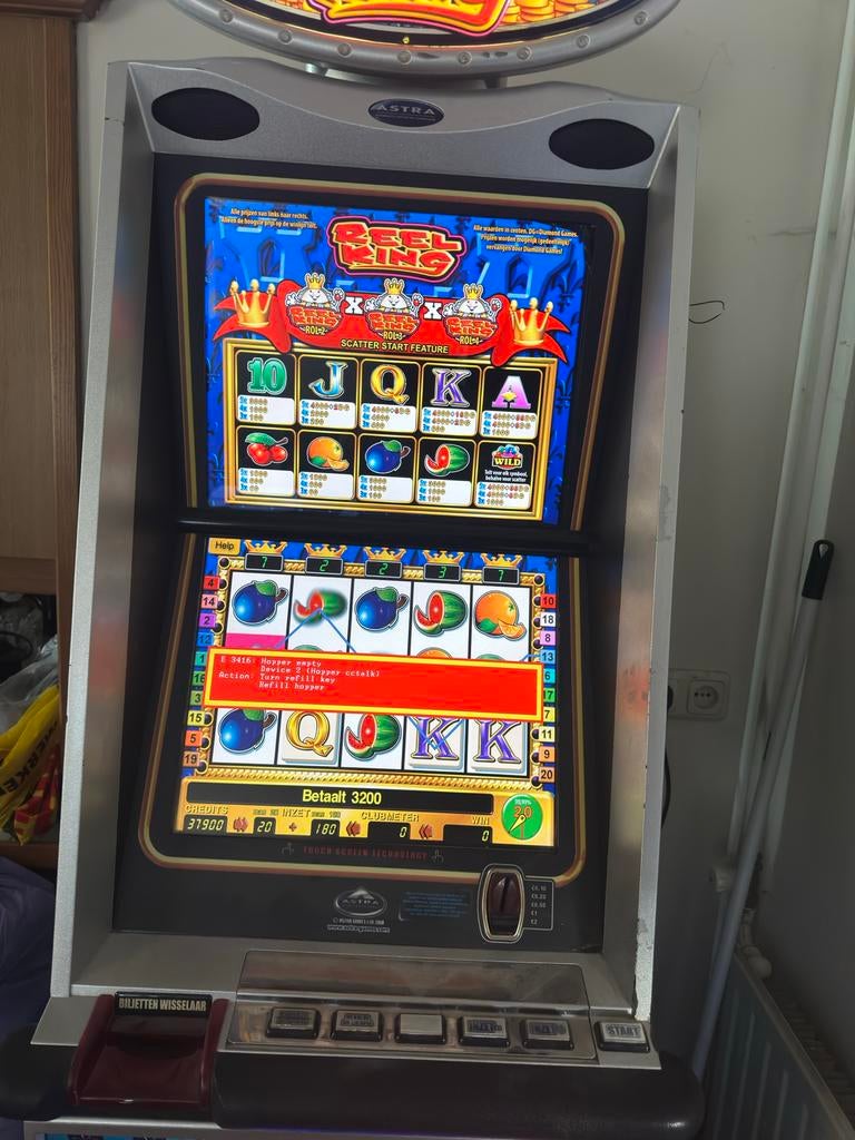 Astra Reel King Gokkast - Speelplezier voor Thuis, Euro, Ophalen of Verzenden, Gebruikt