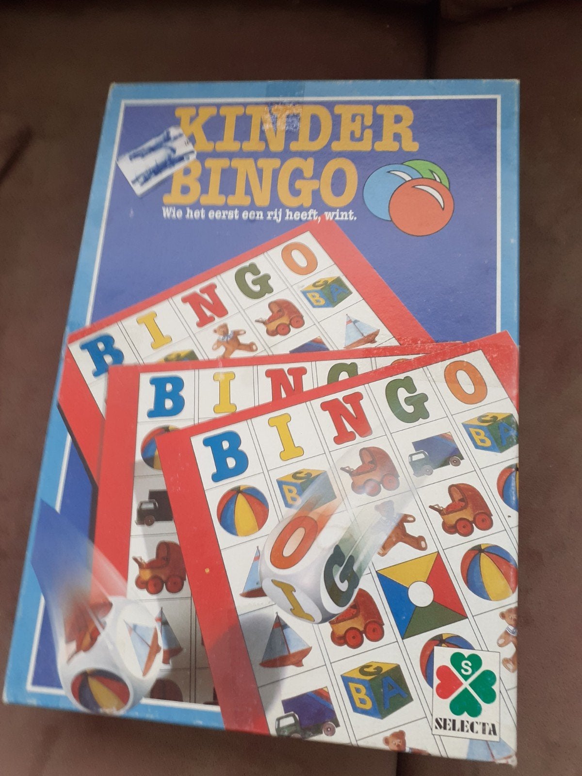 Kinder Bingo - Selecta Bordspel, Vijf spelers of meer, Ophalen of Verzenden, Gebruikt, Selecta
